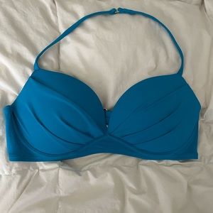Victorias Secret Push Up Neon Halter Bikini Top